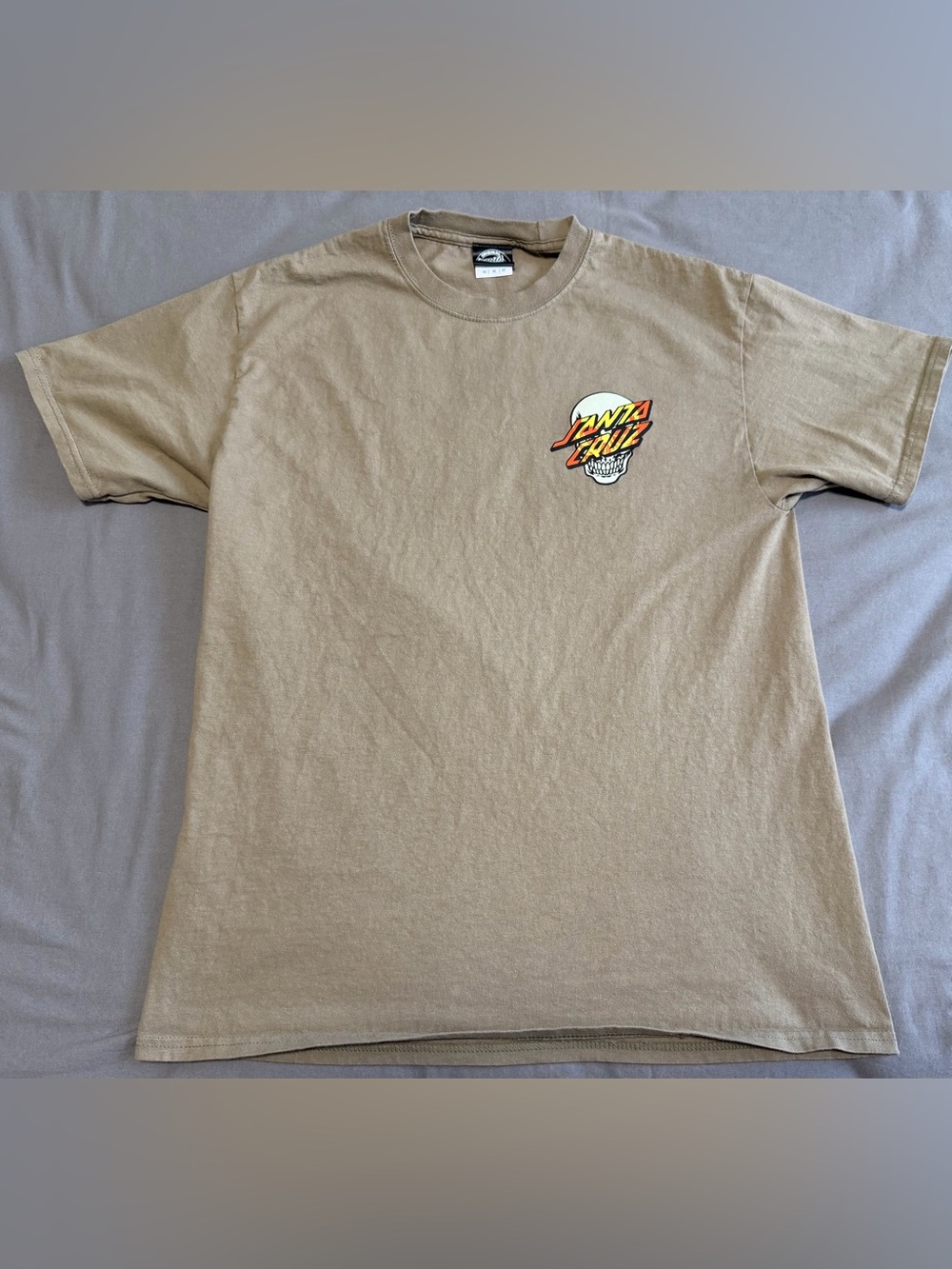 Santa Cruz Skateboard T-Shirt Dressen Rose Crew 3 Dusty Brown Men’s Medium